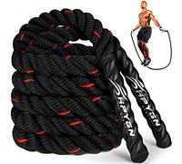 Skipping Rope, Weighted Jump Rope for Fitness Adult Men Women, 2.8LB Heavy Skipping Rope for Exercise, Gym Training, Home Workout, Improve Strength and Building Muscle, Total Body Workout Equipment