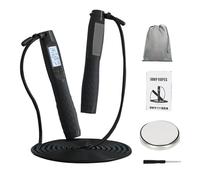 Skipping Rope with Counter,Exercise Equipment,with Counter Weighted Counting Jump Rope - for Fitness Workout Fat Burning Home Gym Men Women Youth Athlete