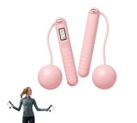 Skipping Rope with Counter, Skipping Rope without Rope, Cordless Skipping Ropes for Adults, LED Display, with Smart Counter for Jumps & Calories Burned, for Women Men Adults Kids, with Timer (C)