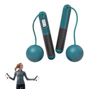 Skipping Rope with Counter, Skipping Rope without Rope, Cordless Skipping Ropes for Adults, LED Display, with Smart Counter for Jumps & Calories Burned, for Women Men Adults Kids, with Timer (D)