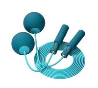 Skipping Ropes for Adults -Cordless Counter Jump Rope with Gravity Ball and Smart Counter, Adjustable Weighted Cordless Jump Rope for Men Women Kids (Blue)