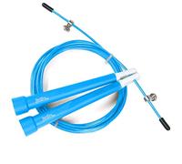 Skipping Ropes for Adults - Fitness Equipment and Gym accessories for Weight Loss/Fitness - just be Steel Skipping Rope for HIIT Boxing Crossfit Home Gym Exercise - Non Slip Handle/Adjustable - Blue