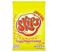 Skips Tingly Prawn Cocktail Flavour Grab Bag 40g (Pack of 20 x 40g)