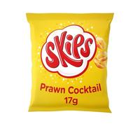 Skips Tingly Prawn Cocktail Light & Melty Snacks (30 Bags x 17g, Prawn Cocktail)
