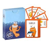 SKIPTHYBER Go F-ish Card Game 48 Cards Adult Goes Fish Yourselves Go F-ish Game You've Always Wanted for 2-8 Players, Classic Interactive Fun Family and Educational Games, Great Gift Idea