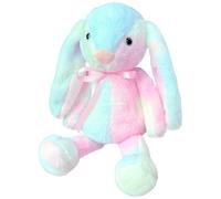 SKIPTHYBER Rainbow Bunny Teddy Plush Toy 60 cm Rabbit Stuffed Animal with Fluffy Soft Ears Bunny Soft Toys Plush Cuddy toys for Birthday,Easter,Christmas Girls