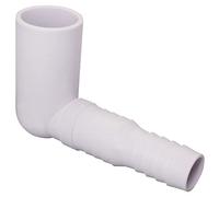 SKIR'CO Washing Machine Trap Nozzle 32 x 20-24 mm, Dishwasher Trap Nozzle, 90 Degree Outlet Hose Connector