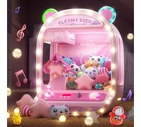 Skirfy 16" Large Grasping Machine with LED Light and Adjustable Sound, Mini Candy Machine for Kids, Perfect Christmas or Birthday Gift for Kids Age 6+