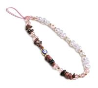 SKIRIFLA Evil Eye Phone Charm Strap, Evil Eye Phone Lanyard Crystal Strap, Cute Beaded Charm Aesthetic,Beaded Chain Preppy Charms Kawaii Keychain -21