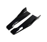 Skirt Running Boards 2 Piece Car Side Fender Anti Scratch Body Styling 48CM Rear Side Skirt For VW For Golf 5 6 7 Polo For Scirocco MK5 MK6 MK7 For GTI R Side Body Kit(Glossy Black)
