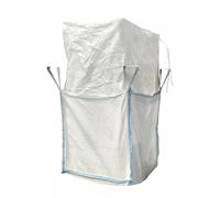 Skirt Top 90x90x105cm FIBC Bulk Bag - Heavy Duty Woven Sack for Powders, Grains, Aggregates & Fine Materials 1 Tonne Capacity (50)