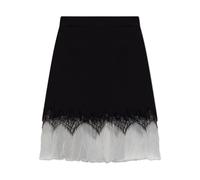 Skirt with lace- female- Alexander McQueen- Short Skirts- Black- M- Skirts M