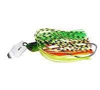 Skirted chatter bait jig head fishing lure with weedless hook 13g (MARDI GRAS)