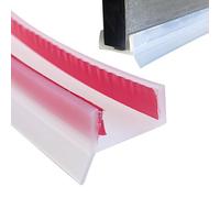 Skirting Board Kitchen Skirting Profile 8 m Seal for Kitchen Plinth for 15 mm 16 mm 17 mm Kitchen Strip Sealing Profile Self-Adhesive Adhesion is Strong Waterproof Dustproof (Transparent, 8 m)