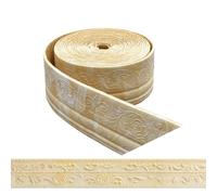 Skirting Board Trim 10 m Self-Adhesive Waterproof Wall Edge Strips for Parents DIY Renters Designer Home Office Apartment Living Room Bedroom Study Restaurant