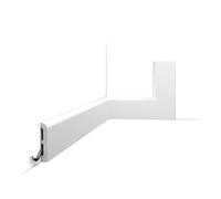 Skirting Orac Decor SX183 AXXENT Cascade Baseboard Moulding Panel Moulding Decorative Moulding Contemporary Design White 2 m