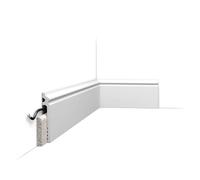 Skirting Orac Decor SX186 LUXXUS Contour Cover Skirting Decorative Moulding Classic Look White 2m
