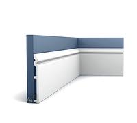 Skirting Orac Decor SX206 LUXXUS Contour Decorative Moulding Stucco Moulding Timeless Classic Design White 2 m