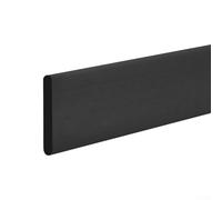 Skirting Style Wall Sticker for Baseboard Accent Window Sill Bordering Door Frame Detailing and Waist Line Framing (black)