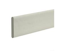 Skirting Style Wall Sticker for Baseboard Accent Window Sill Bordering Door Frame Detailing and Waist Line Framing (Gray)