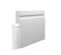 Skirting World 15mm Grooved Mdf Skirting Board Cover - 170mm X 25mm X 4200mm, Primed (Pack Of 2)