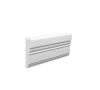Skirting World Antique 2 Mdf Picture Rail - 75mm X 25mm X 4200mm, Primed (Pack Of 2)
