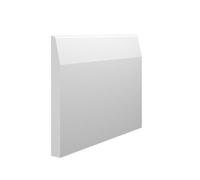 Skirting World Chamfer Round Mdf Skirting Board - 170mm X 15mm X 4200mm, Primed, No Rebate (Pack Of 4)