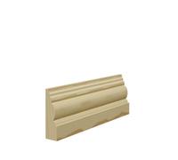 Skirting World Elizabethan Pine Architrave - 69mm X 21mm X 2100mm, Primed, Pack Of 6