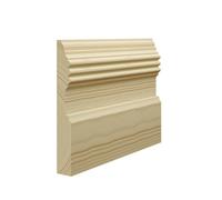 Skirting World Frontier Pine Skirting Board - 218mm X 21mm X 4200mm, Primed (Pack Of 3)