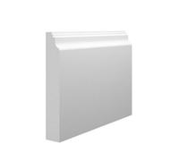 Skirting World Jive Mdf Skirting Board - 120mm X 25mm X 4200mm, Primed, No Rebate (Pack Of 4)