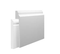 Skirting World Jive Mdf Skirting Board Cover - 145mm X 25mm X 4200mm, Primed (Pack Of 2)