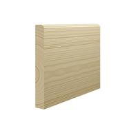 Skirting World Mini Bullnose Pine Skirting Board - 194mm X 21mm X 3000mm, Primed