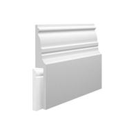 Skirting World Serenity Mdf Skirting Board Cover - 165mm X 25mm X 4200mm, Primed (Pack Of 2)