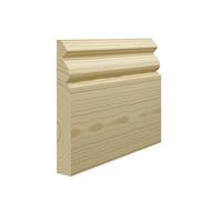 Skirting World Victorian 1 Pine Skirting Board - 218mm X 21mm X 4200mm, Primed, No Rebate