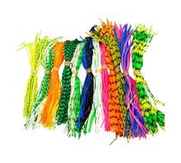 Skirts Lines Spinner Bait - Jig Heads to Squid Skirts | Strands Lure Lure Skirt Squid Fishing Bait, 12 Skirts Spinnerbait Replacement | LURY FAKING FAKING FOURNES | 50 strands spinner accessories for