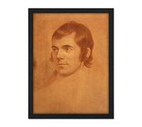 Skirving Portrait Scottish Poet Robert Burns Drawing Artwork Framed Wall Art Print 18X24 Inch