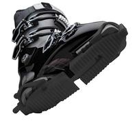 SkiSkootys Ski Boot Traction Cleats - (Adult & Youth Sizes, Classic Version) - Adjustable Comfort Soles for Protection While Walking in Skiing Boots, for Men, Women, & Youth (Black, Adult)