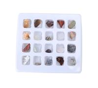 SKISUNO 1 Box Natural Science Exploring Kit Rough Stone Specimens with Box Educational Geology for Birthday Gift Hands Ore Collection for Cognitive Development and