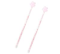 SKISUNO 1 Box of Pink Glass Stirring Sticks Practical and Multi-function Drink Stirrers with Long Handle Stylish and Simple Design for Coffee, Juice, and Cocktails for Home or Party Use