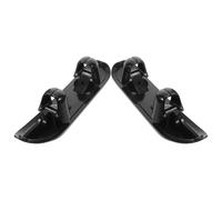 SKISUNO 1 Pair Stroller Skis for Snow with Wide Compatibility and Quick Installation, Plastic and Metal Sled Board Attachment for Outdoor Winter Use, Fits Wheels 4.7-7.8 Inches