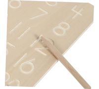 SKISUNO 1 Set Wooden Concave and Convex Groove Board for Early Education Number Recognition Blind Writing Double Sided Montessori Learning Aid for Cognitive and Writing Skills Development