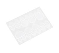 SKISUNO 10 Sheets Double Sided Nail Tips Adhesive Tape with Strong Viscosity for False Toenails and Natural Nails Professional and Home Use Manicure Tool