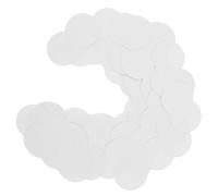 SKISUNO 100 Sheets Blank Round Badge Papers DIY Crafting Inserts for Badge Maker Plain Craft Papers for Sports Teams Parties and Special Event Decorations