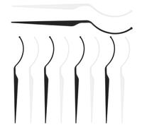 SKISUNO 10pcs False Eyelash Display Tool Eyelash Displaying Stick Acrylic Sleek Modern Smooth Surface Protecting Delicate Lashes Store Supply for Beauty Professionals
