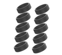 SKISUNO 10pcs Fidget Men's Silicone Rings Flexible Sports Decorative Accessories