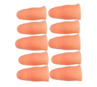 SKISUNO 10PCS Magician Fake Finger Props Realistic Plastic Simulated Finger Mold with Natural Wrinkles and Fake Fingernails Includes Regular and Large Trick Tools for Stage Shows and Party