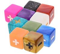 SKISUNO 10Pcs Mathematical Dice for Engaging Classroom Learning Portable Math Teaching Dices for Fun and for Students and Teachers