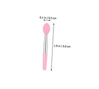 SKISUNO 10pcs Mini Lip Brush Silicone Applicator Portable Makeup Lip Applicators