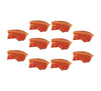 SKISUNO 10pcs Realistic Fake Meat Model Simulation Pork Decoration for Kitchen Shop and Restaurant Display Meat Props for Home and Role Play