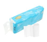 SKISUNO 12 Rolls Coreless Toilet Paper Roll 5-Layer Wood Pulp Tissue Paper for Home and Office Use White Strong and Gently Textured Jumbo Bulk Pack